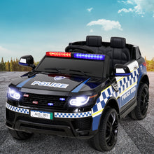 Load image into Gallery viewer, Rigo Kids Ride On Car Inspired Patrol Police Electric Powered Toy Cars Black
