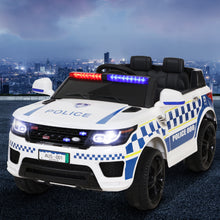 Load image into Gallery viewer, Rigo Kids Ride On Car Inspired Patrol Police Electric Powered Toy Cars White
