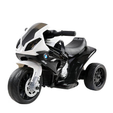 Load image into Gallery viewer, Kids Ride On Motorbike BMW Licensed S1000RR Motorcycle Car Black
