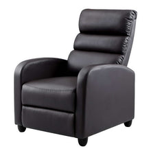 Load image into Gallery viewer, Luxury Recliner Chair Chairs Lounge Armchair Sofa Leather Cover Brown
