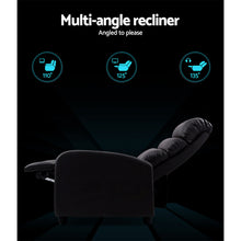 Load image into Gallery viewer, Luxury Recliner Chair Chairs Lounge Armchair Sofa Leather Cover Brown
