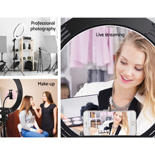 Load image into Gallery viewer, Embellir 14&quot; LED Ring Light 5600K 3000LM Dimmable Stand MakeUp Studio Video
