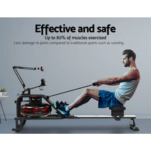 Load image into Gallery viewer, Everfit Rowing Exercise Machine Rower Water Resistance Fitness Gym Home Cardio
