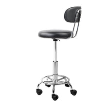 Load image into Gallery viewer, Artiss set of 2 Salon Stool Swivel Chair Backrest Barber Hairdressing Hydraulic Height
