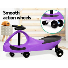 Load image into Gallery viewer, Rigo Kids Ride On Swing Car - Purple
