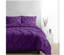 Load image into Gallery viewer, Luxury Classic Bed Duvet Doona Quilt Cover Set Hotel Super King Purple
