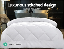 Load image into Gallery viewer, Giselle Bedding King Size 800GSM Microfibre Bamboo Microfiber Quilt
