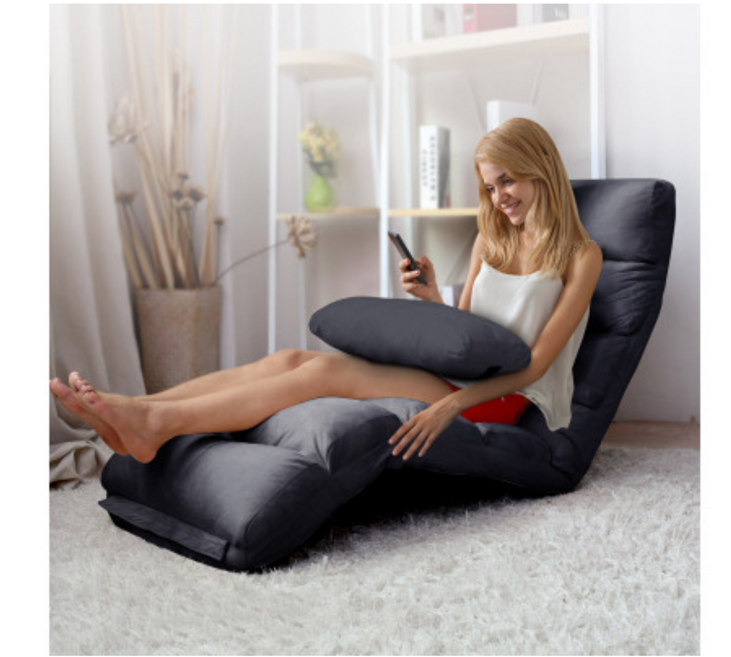 Artiss Adjustable Lounge Sofa Chair - Charcoal - Oceania Mart