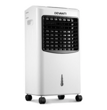 Load image into Gallery viewer, Devanti Portable Eevaporative Air Cooler and Humidifier Conditioner - Black &amp; White
