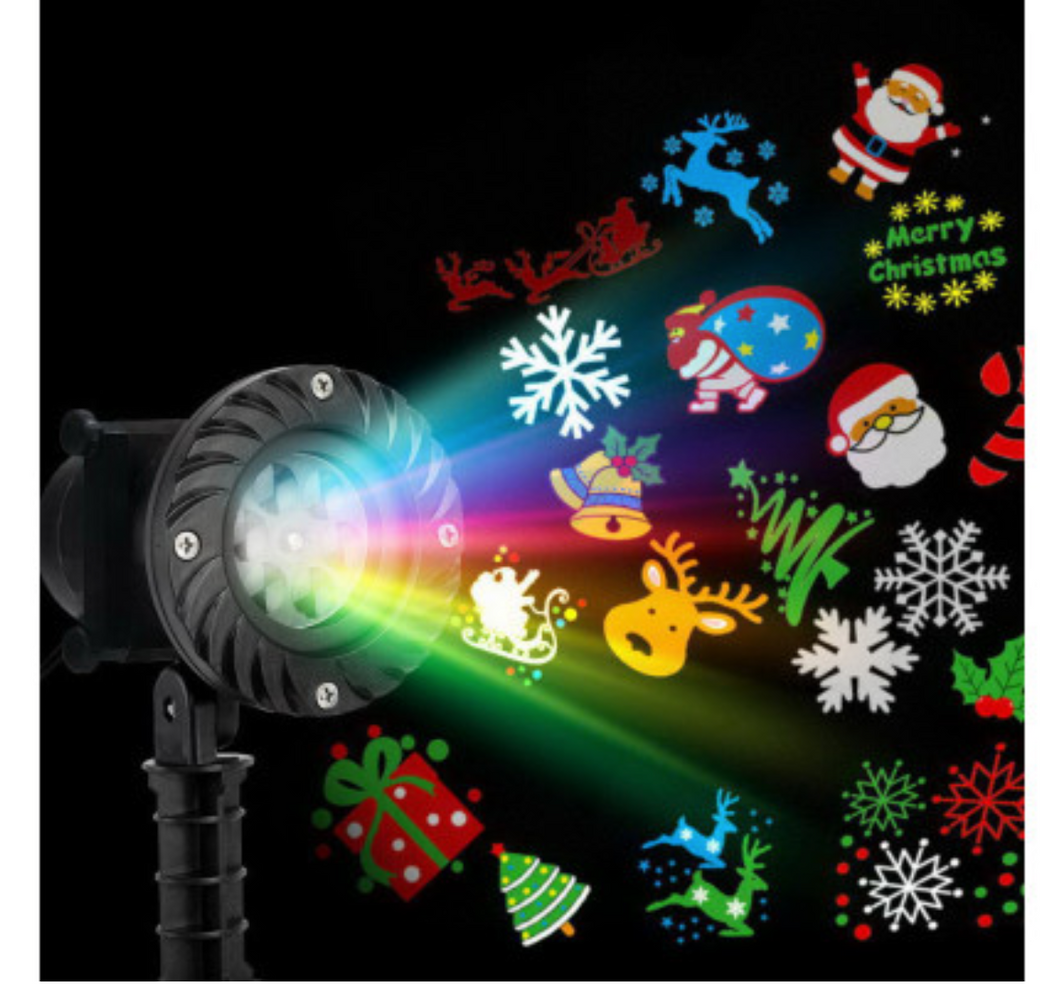 Pattern LED Laser Landscape Projector Light Lamp Christmas Party by Jingle Jolly