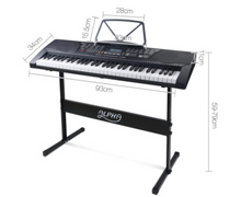 Load image into Gallery viewer, Alpha 61 Key Lighted Electronic Piano Keyboard LCD Electric w/ Holder Music Stand - Oceania Mart
