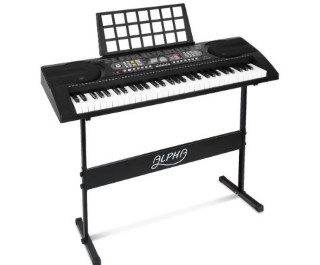 Alpha 61 Keys Electronic Piano Keyboard Electric Instrument Touch Sensitive Midi - Oceania Mart
