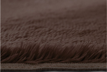 Load image into Gallery viewer, Designer soft shag shaggy floor confetti rug carpet home decor 200x230cm coffee
