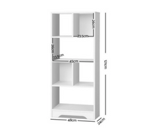 Load image into Gallery viewer, Artiss Display Shelf Bookcase Storage Cabinet Bookshelf Bookcase Home Office White
