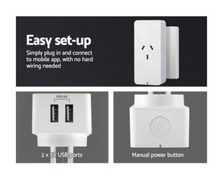 Load image into Gallery viewer, WiFi Smart Plug Home Socket Switch Outlet APP Control USB Port Alexa Google Home
