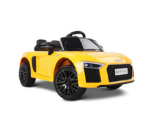 Load image into Gallery viewer, Kids Ride On Audi R8 - Yellow by Rigo
