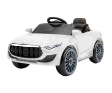 Load image into Gallery viewer, Rigo Kids Ride On Car Electric Toys 12V Battery Remote Control White MP3 LED
