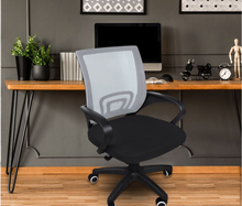 Load image into Gallery viewer, Office chair gaming computer chairs mesh executive back seating study seat grey

