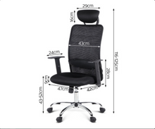 Load image into Gallery viewer, Mesh High Back Office Desk Chair - Black
