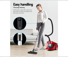 Load image into Gallery viewer, Devanti Bagless Vacuum Cleaner Cleaners Cyclone Cyclonic Vac HEPA Filter Car Home Office 2200W Red
