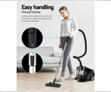 Load image into Gallery viewer, Devanti Vacuum Cleaner Bagless Cyclone Cyclonic Vac Home Office Car 2200W Black
