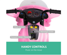 Load image into Gallery viewer, Rigo Kids Ride On Motorbike Motorcycle Car Pink
