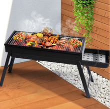 Load image into Gallery viewer, Charcoal BBQ Grill Portable Hibachi Barbecue Outdoor Foldable Camping Picnic Set
