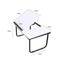 Load image into Gallery viewer, Foldable Bed Tray Laptop Table Stand Tablet Portable Tables White
