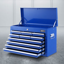 Load image into Gallery viewer, Giantz 10-Drawer Tool Box Chest Cabinet Garage Storage Toolbox Blue
