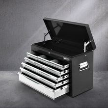 Load image into Gallery viewer, Giantz 9 Drawer Mechanic Tool Box Cabinet Storage - Black &amp; Grey
