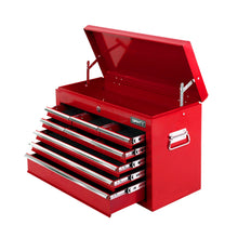 Load image into Gallery viewer, Giantz 9 Drawer Mechanic Tool Box Cabinet Storage - Red
