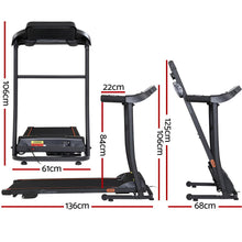 Load image into Gallery viewer, Everfit Electric Treadmill Incline Home Gym Exercise Machine Fitness 400mm
