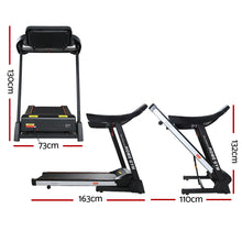 Load image into Gallery viewer, Everfit Electric Treadmill 45cm Incline Running Home Gym Fitness Machine Black
