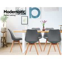 Load image into Gallery viewer, Artiss Dining Chairs DSW Retro Replica Eiffel Kitchen Chair Cafe Grey
