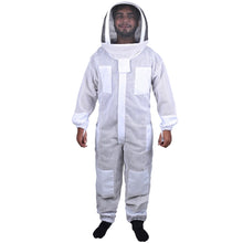 Load image into Gallery viewer, Beekeeping Bee Full Suit 3 Layer Mesh Ultra Cool Ventilated Hoodie Veil Beekeeping Protective Gear Size M
