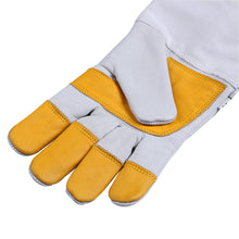 Load image into Gallery viewer, Beekeeping Bee Gloves Cow Hide Ventilated  Heavy Duty Gloves  M
