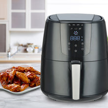 Load image into Gallery viewer, Kitchen Couture 4.2 Litre Air Fryer Digital Display Black 1400W Healthy Cooker
