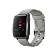 Load image into Gallery viewer, FitSmart Smart Watch Bluetooth Heart Rate Monitor Waterproof LCD Touch Screen - Silver Grey
