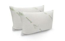 Load image into Gallery viewer, Royal Comfort Bamboo Blend Sheet Set 1000TC and Bamboo Pillows 2 Pack Ultra Soft - Queen - Green Mist
