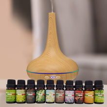 Load image into Gallery viewer, Milano Aroma Diffuser Set With 13 Pack Diffuser Oils Humidifier Aromatherapy - Light Wood
