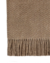 Load image into Gallery viewer, Soho Throw - Wool Blend - Tan
