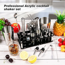 Load image into Gallery viewer, VIKUS Cocktail Shaker Set Boston 23-Piece Stainless Steel and Professional Bar Tools for Drink Mixing
