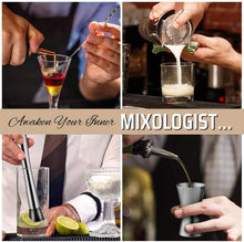 Load image into Gallery viewer, 9 Pieces Drink Cocktail Barware Shaker Set

