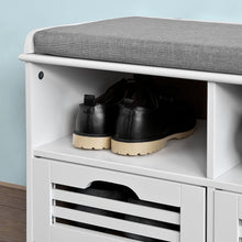 Load image into Gallery viewer, Shoe Rack with Drawers, Shelf and Storage Bench
