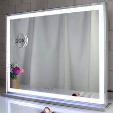Load image into Gallery viewer, Hollywood LED Makeup Mirror with Smart Touch Control and 3 Colors Dimmable Light (72 x 56 cm)
