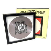 Load image into Gallery viewer, Crosley LP Vinyl Record Wall Display Wood Frame - Black
