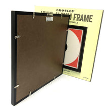 Load image into Gallery viewer, Crosley LP Vinyl Record Wall Display Wood Frame - Black

