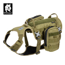 Load image into Gallery viewer, Whinhyepet Military Harness Army Green L
