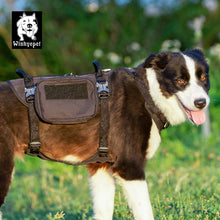 Load image into Gallery viewer, Whinhyepet Military Harness Black XL
