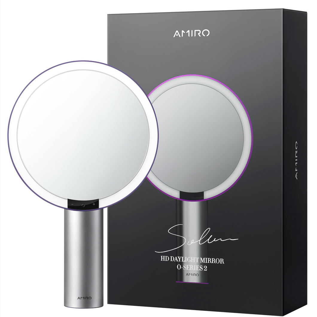 AMIRO 8 inch HD sensor on/off LED Daylight Mirror Cordless(rechargeable) O-Series 2  AML009 - Oceania Mart